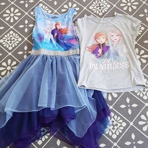 Frozen II- buy the dress, get bonus t- shirt